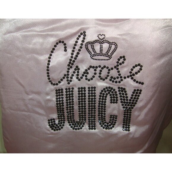 Juicy Couture Puffy Pink Rhinestone Dog Jacket Size L / XL  CUTE! Used once. - Picture 1 of 4